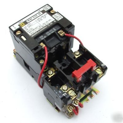 Square d type 8536 SAG11 motor starter nema size 00