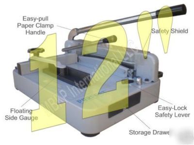 Perfect G12 pro desktop guillotine stack paper cutter