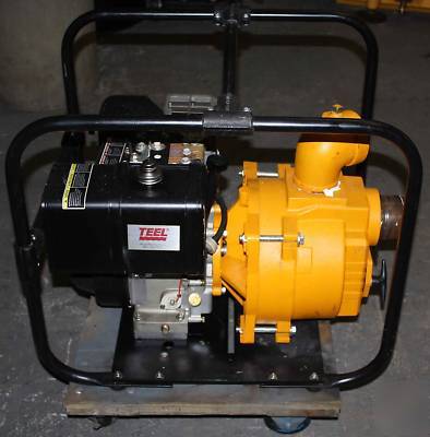 Teel trash pump - 8 hp b&s motor - 3 inch port