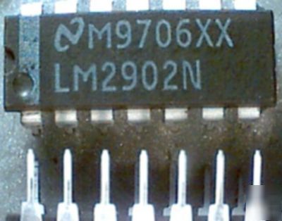 (10) LM2902N (LM2902) high-gain low-power quad opamps