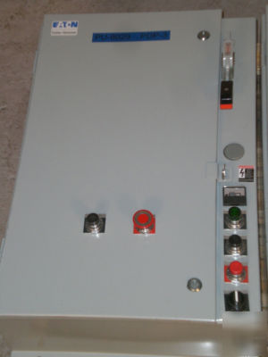 Cutler hammer enclosed electrical control panel