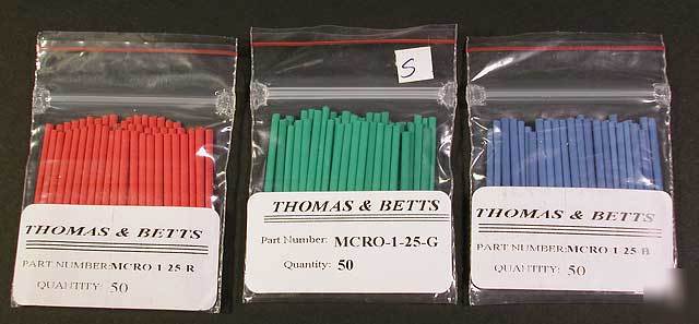 Fiber optic fusion splice sleeves micro 25MM qty 150
