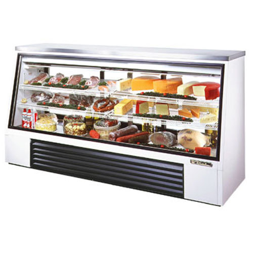 True tsid-96-3 deli case, single duty, 3 rear doors, 96