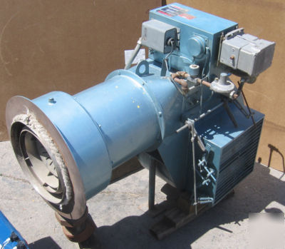 Webster 400 hp natural gas burner