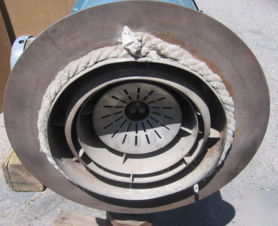 Webster 400 hp natural gas burner