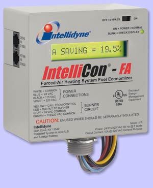 Intellicon fa forced air rooftop gas heat economizer