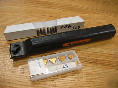 Kennametal 1.25 boring bar tpg 322 carbide inserts Q894