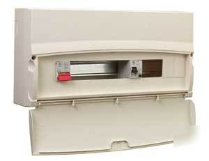 Mk 17 way insulated split load consumer unit + mcbs