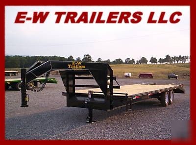 New 2010 20' plus 5' gooseneck equipment trailer