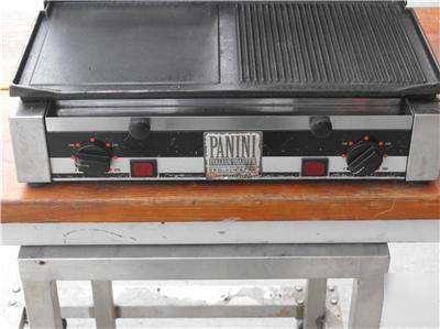 Classic commercial panini grill sandwich press