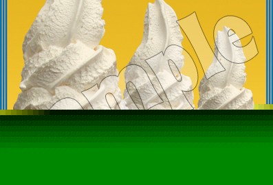 Ice cream van / truck replacement ice cream sticker 