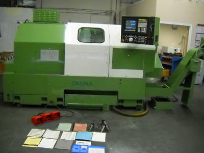1992 okuma lb-25 LB25 cnc lathe 2.75BORE perfect video