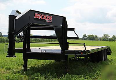 Sale 30' lo pro tandem dual gooseneck trailer-22,400# 