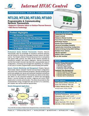 Proliphix internet thermostat NT120H - last two 