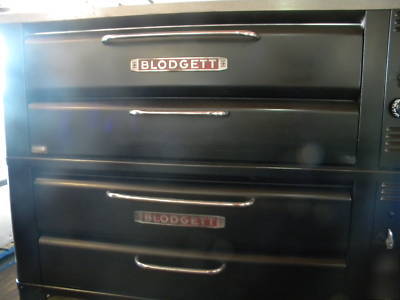Blodgett 961-s steel two deck baking bread oven pizza