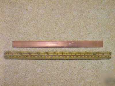 Copper bar 1/16 x 3/4 x 10 electrical repair crafts etc