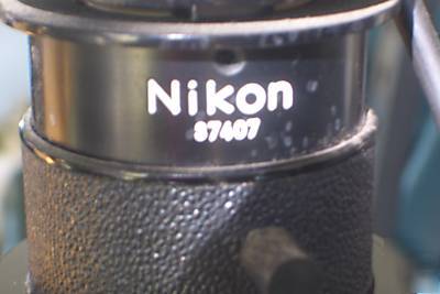 High powered nikon microscope