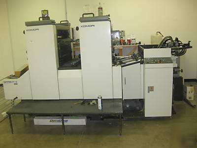 Komori sprint ii 228 28 inch 2-color offset print press