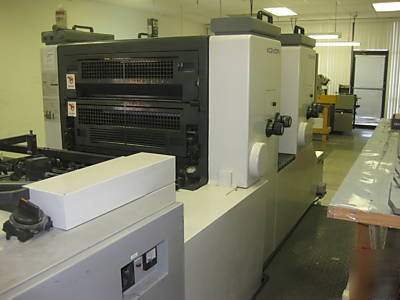 Komori sprint ii 228 28 inch 2-color offset print press