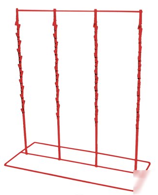 New 10 - four strip counter clip display rack 
