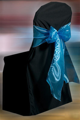 Organza sashes bows chair ties wedding banquet covers