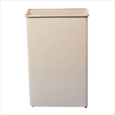 88 quart square wastebasket (set of 3) color: charcoal