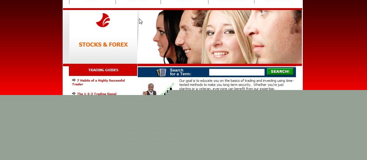 Forex stocks website with domain hot niche market item