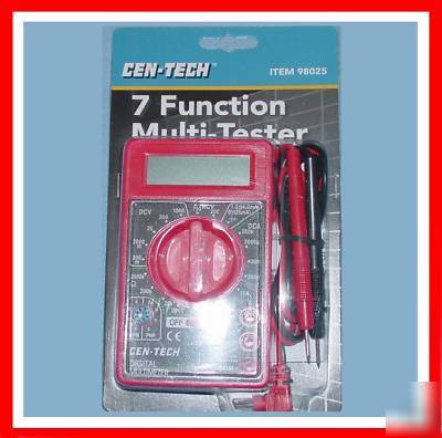 Pocket size digital multi meter with transistor tester