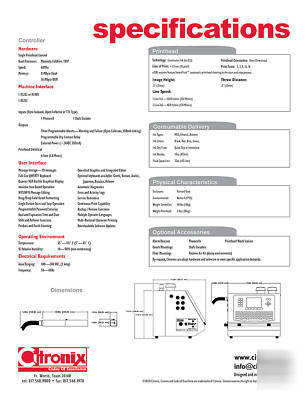 Citronix CI580 inkjet printer. get rid of your videojet