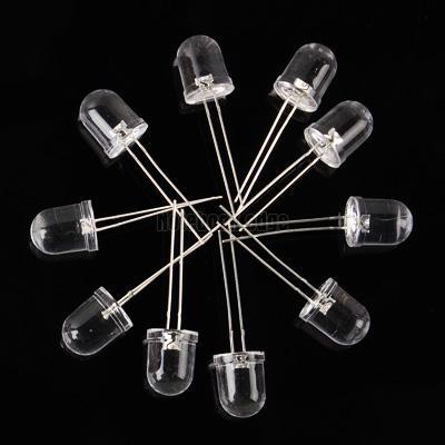 10 pcs 10MM 12000MCD ultra bright white led lamp light