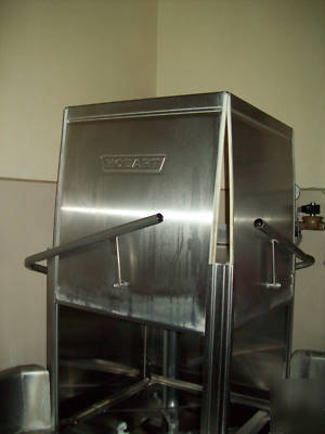 Hobart dishwasher with tables