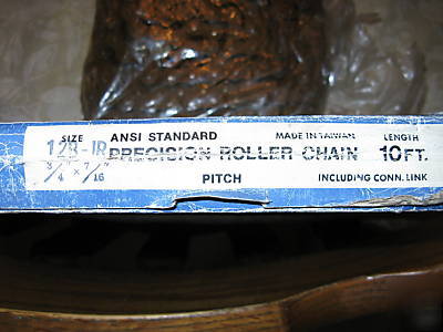 New allied-locke roller chain, 12R-1R 10 ft. length