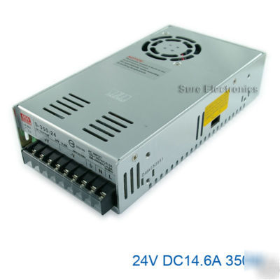 New meanwell 24V dc 14.6A 350W switching power supply