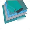  2 layer rubber esd mat - 24 x 48'' w/ground cable
