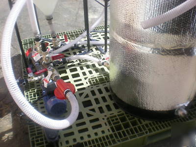 Biodiesel processor, 45G batch size,full draining tanks