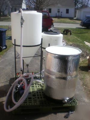 Biodiesel processor, 45G batch size,full draining tanks