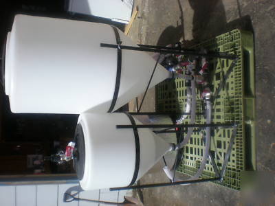 Biodiesel processor, 45G batch size,full draining tanks