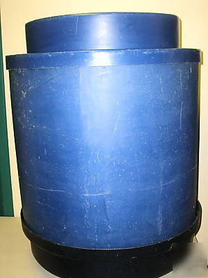 Draft beer keg cooler kegerator big blue & on wheels