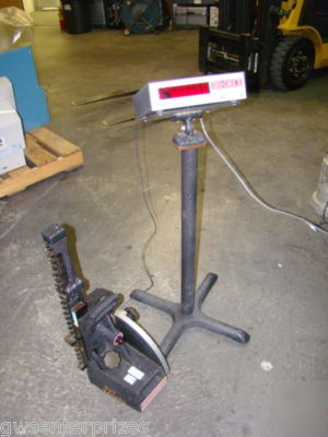 Starrett webber gage digi-chek ii height gauge & dro