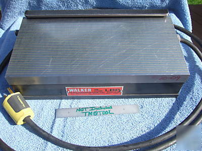 Walker electromagnetic chuck w/controller 6X12 used wow