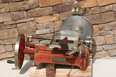 Antique berkel model b 100 hand crank slicer no 