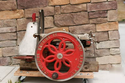 Antique berkel model b 100 hand crank slicer no 