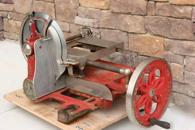 Antique berkel model b 100 hand crank slicer no 