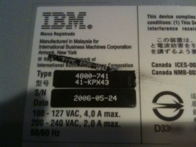 Ibm surepos 750 series type 4800-741 sytem set w/ extra