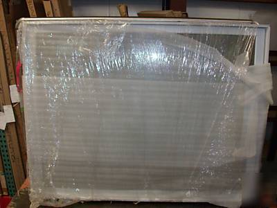 Marvin white aluminum clad picture window; CMP4864 lowe