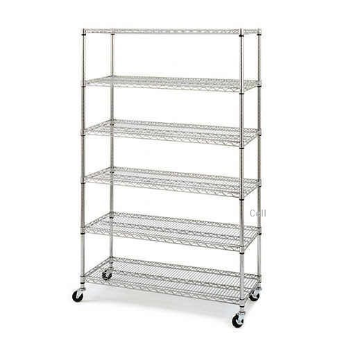 New commercial chrome steel wire shelving industrial 