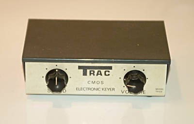Trac cw/morse code electronic keyer