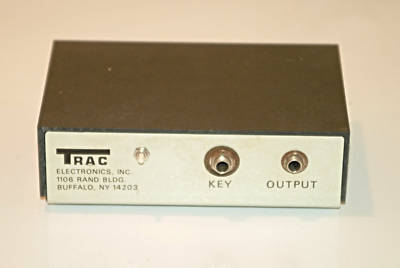 Trac cw/morse code electronic keyer