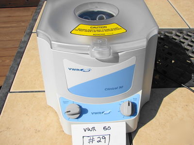 Vwr clinical 50 centrifuge excellent condition & rotor