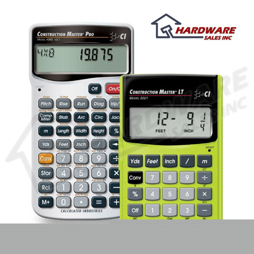 New construction master pro calculator 4065 + bonus 